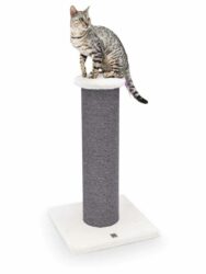 Kratzbaum Savannah 86 - Off White - 20 cm Stamm - große Katzen