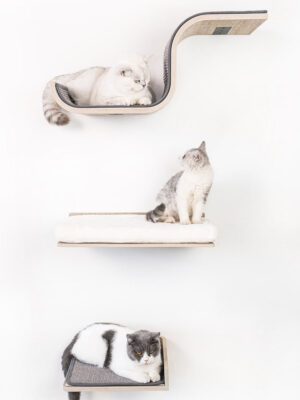 WandKratzbaum Relax 50 - Old Grey - Wandbefestigung - design