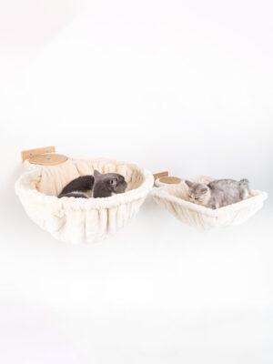 WandKratzbaum Hang Round 1548 Set - Rusty Oak - Hängematte - waschbar