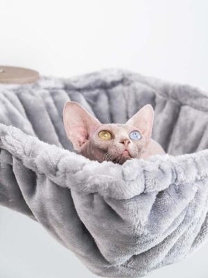 WandKratzbaum Hang Square 1240 Set - Old Grey - Hängematte - waschbar