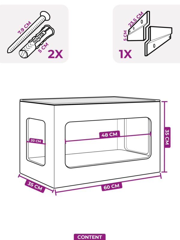 Kattenmuur Box 60