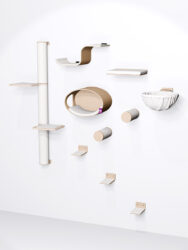 WandKratzbaum – Combiset 4 - Rusty Oak - design