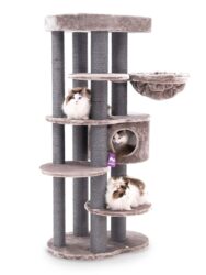 Kratzbaum Isabella 170 - Cappuccino - 9 und 12 cm Stamm - XXL