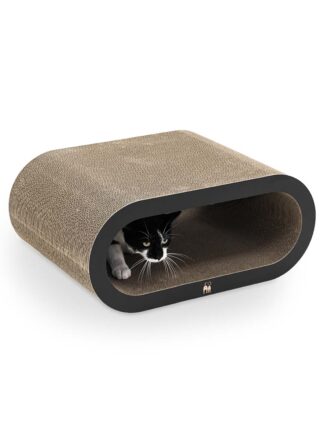 Katzen Kratzpappe Daisy 59 - Black - Recycling-Pappe - 100 % natürlich
