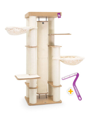 Kratzbaum Orion 189 - Rusty Oak - 15 cm Stamm - Handgefertigt