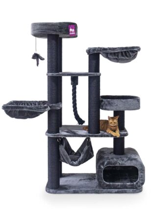 Kratzbaum Interstate 173 - Pepper- 12 cm Stamm - XXL – für mehrere Katzen