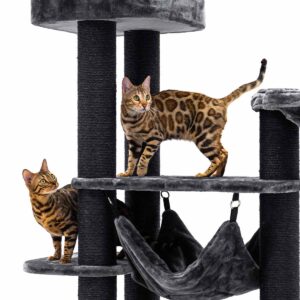 Kratzbaum Interstate 178 - Pepper- 12 cm Stamm - XXL – für mehrere Katzen