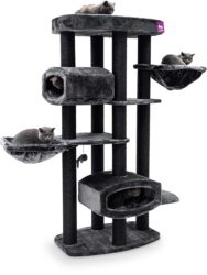 Kratzbaum Drive 195 - Pepper- 12 cm Stamm - XXL – für mehrere Katzen