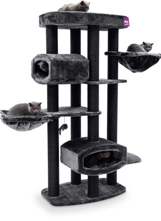 Kratzbaum Drive 195 - Pepper- 12 cm Stamm - XXL – für mehrere Katzen