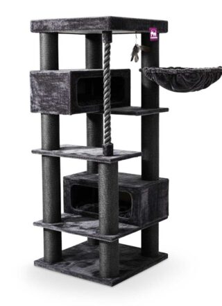 Kratzbaum Turnpike 190 - Pepper- 15 cm Stamm - XXL – für mehrere Katzen