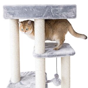 Kratzbaum Springfield 107 - grey - 9cm stamm - stabil