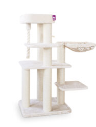 Kratzbaum Suite 139 - cream - 12cm stamm - incl Häengematte