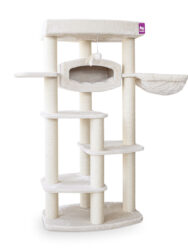 Kratzbaum Drive 179 - Cream- 12 cm stamm - XXL – für mehrere Katzen
