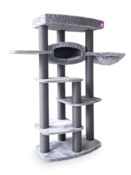 Kratzbaum Drive 179 - Grey- 12 cm stamm - XXL – für mehrere Katzen