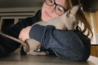 jana mit ihren katzen