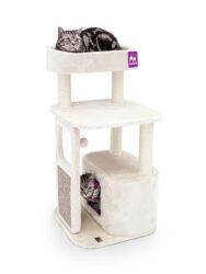Cat tree Little Rock 99 - Cream - 7cm Post - stable