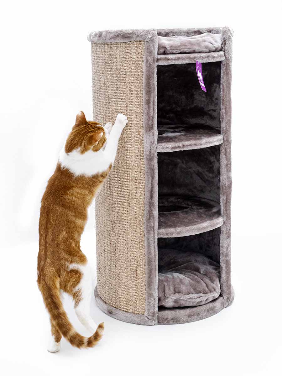 Cat clearance barrel scratcher
