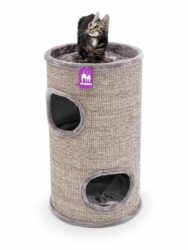 Scratching barrel Dome 80 - Cappuccino - 45 cm diameter - stable