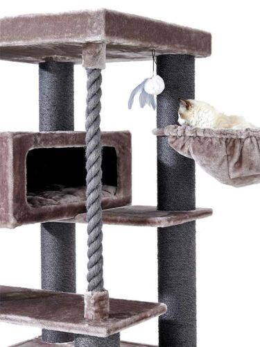 Cat tree Turnpike 190 - Cappuccino - 15cm Post - XXL - for