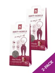 Cat litter 10L Babypowder 2-pack - Clumping cm  - 100 % Natural