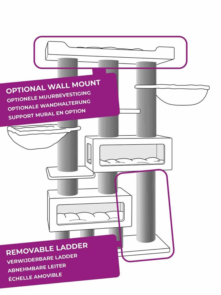 Cat tree Siberian 200 Petrebels
