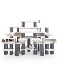 Cat tree Norwegian 200 - Off White - 20cm Post - XXL - for multiple cats