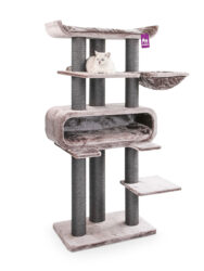 Cat tree Route 180 - Cappuccino -  12 and 15 cm post - XXL - for multiple cats