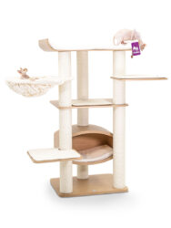 Cat Tree Scorpius 150 - Rusty Oak - 12cm Post - Handmade