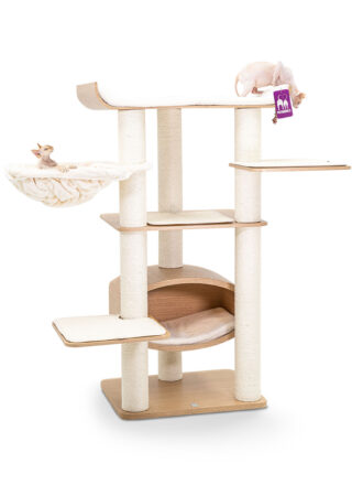 Cat Tree Scorpius 150 - Rusty Oak - 12cm Post - Handmade