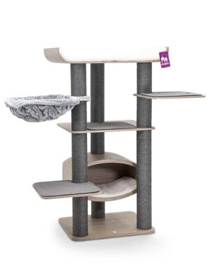Cat Tree Scorpius 150 - Old Grey - 12cm Post - Handmade
