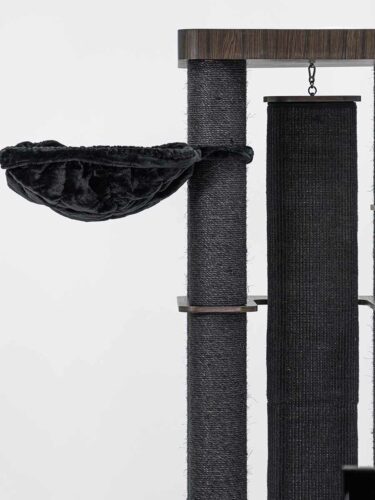 Cat Tree Orion 189 - Wengé - 15cm Post - Handmade - Petrebels