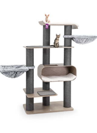 Cat Tree Virgo 173 - Old Grey - 15cm Post - Handmade