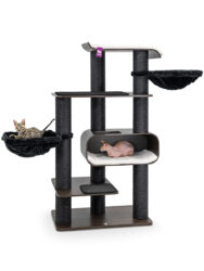 Cat Tree Virgo 173 - Wengé - 15cm Post - Handmade