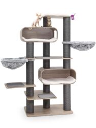 Cat Tree Virgo 196 - Old Grey - 15cm Post - Handmade