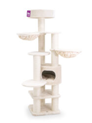 Cat Tree Jane 175 - Cream - 12cm Post - with hammock
