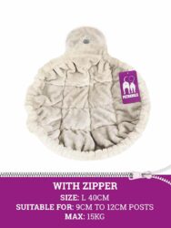 Hammock Sleeper ZIP L 40cm - Cream - washable - with zipper