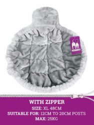 Hammock Sleeper ZIP XL 48cm - Grey - washable - with zipper