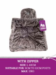 Hammock Sleeper ZIP square L 40cm - Cappuccino - washable - with zipper