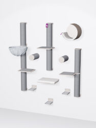 Cat Shelves -Combiset 1 - Old Grey - design