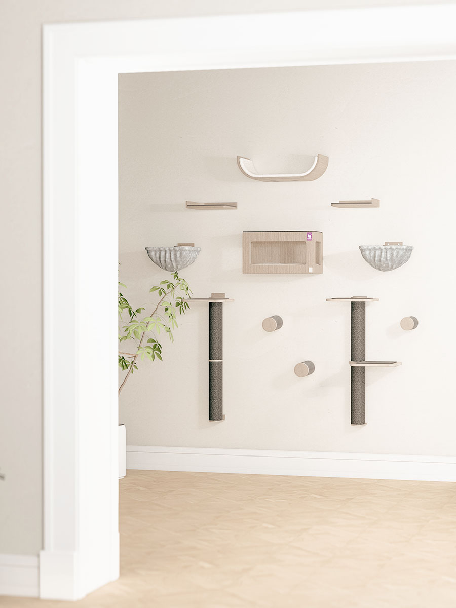Picture of Cat Shelves | Turn Your Wall into a Climbing Paradise | Petrebels