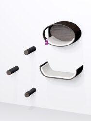 Cat Shelves – Combiset 10 - Wengé - design