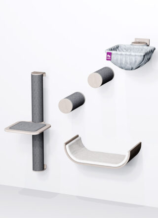 Cat Shelves – Combiset 11 - Old Grey - design