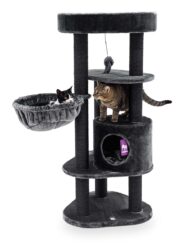 Cat tree Charlotte 134 - Pepper - 9cm Post - with hammock