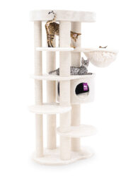Cat tree Isabella 170 - Cream - 9 and 12 cm post - XXL