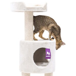 Cat Tree Residence 147 - Cream - 9cm Post - cushion incl.