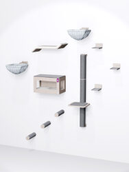 Cat Shelves -Combiset 5 - Old Grey - design