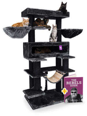 Cat tree Lookout 198 - Pepper - 15cm Post - XXL - for multiple cats