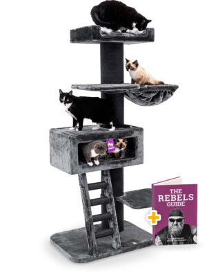 Cat tree Ragdoll 179 - Pepper - 20cm Post - with hammock