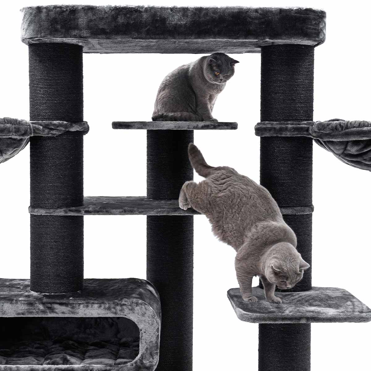 Cat Tree Norwegian 198 - Pepper - 20 cm post - XXL – for multiple