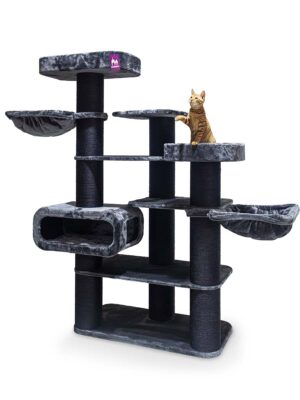Cat Tree Bengal 199 - Pepper - 20 cm post - XXL – for multiple cats